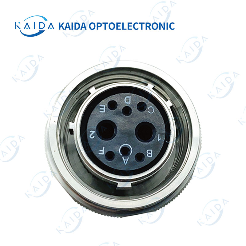 MIL-DTL-38999 series 8 socket stainless steel shell D38999 series 3
