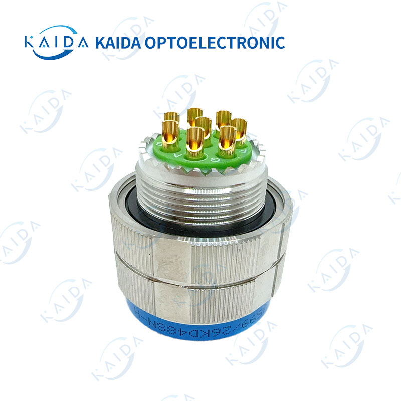 MIL-DTL-38999 Series 8-socket stainless steel shell D38999 Series 3