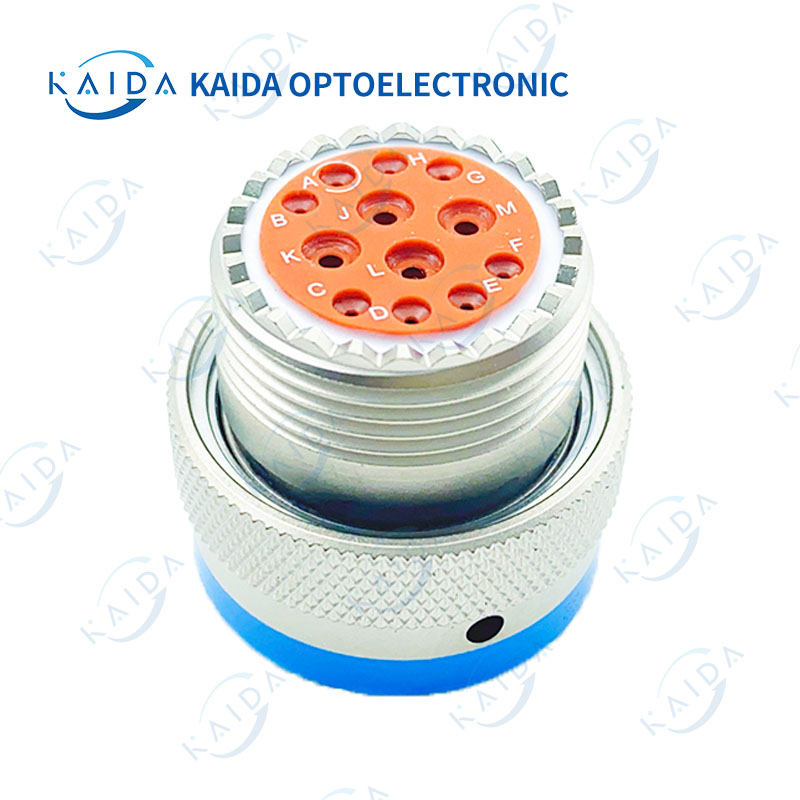 MIL-C-26482 series aviation plug connector 14 core plug aluminum alloy nickel plating and other shell26482 series 2 welding/crimping
