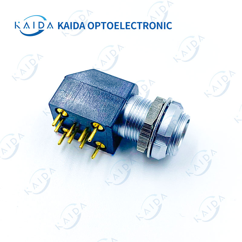 Printed circuit board 90-degree bent pin double-nut socket-ZXG.0B.305.HLN