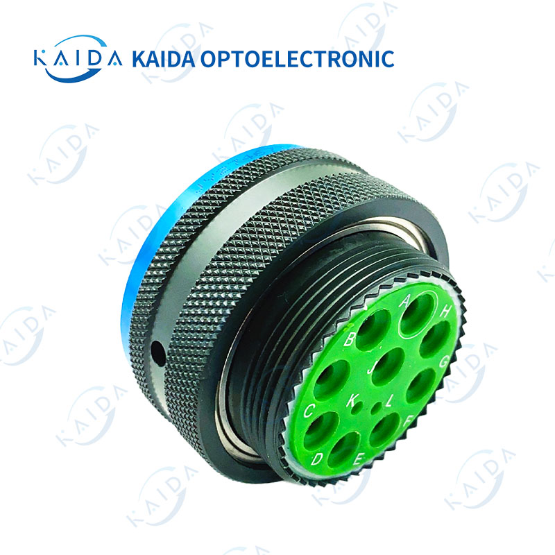 MIL-DTL-38999 series aviation plug connector 11 core socket aluminum alloy plating and other shell options D38999 series1 welding/crimping