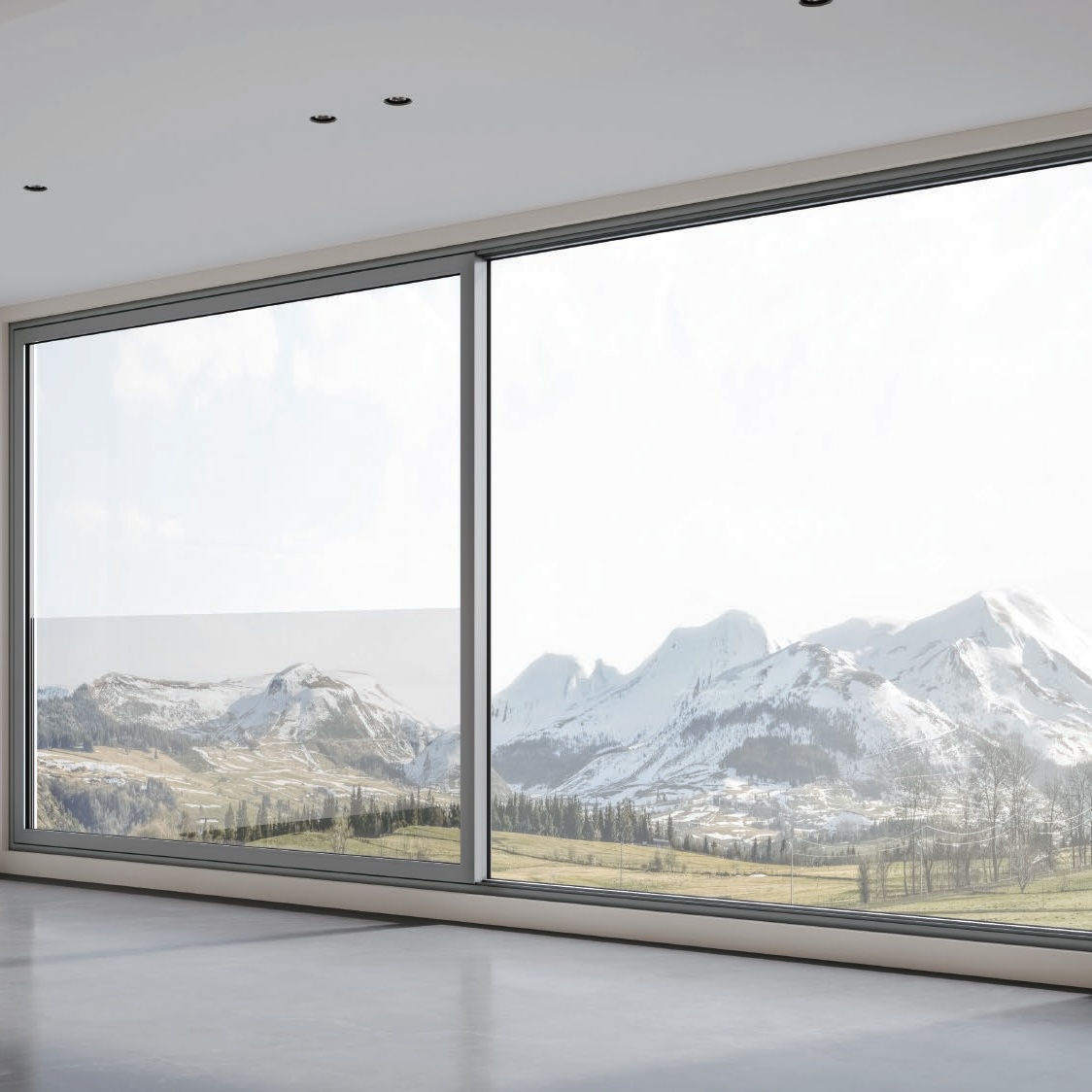 Тяжелая раздвижная дверь высокого класса 138# Хорошая эффективность сохранения тепла