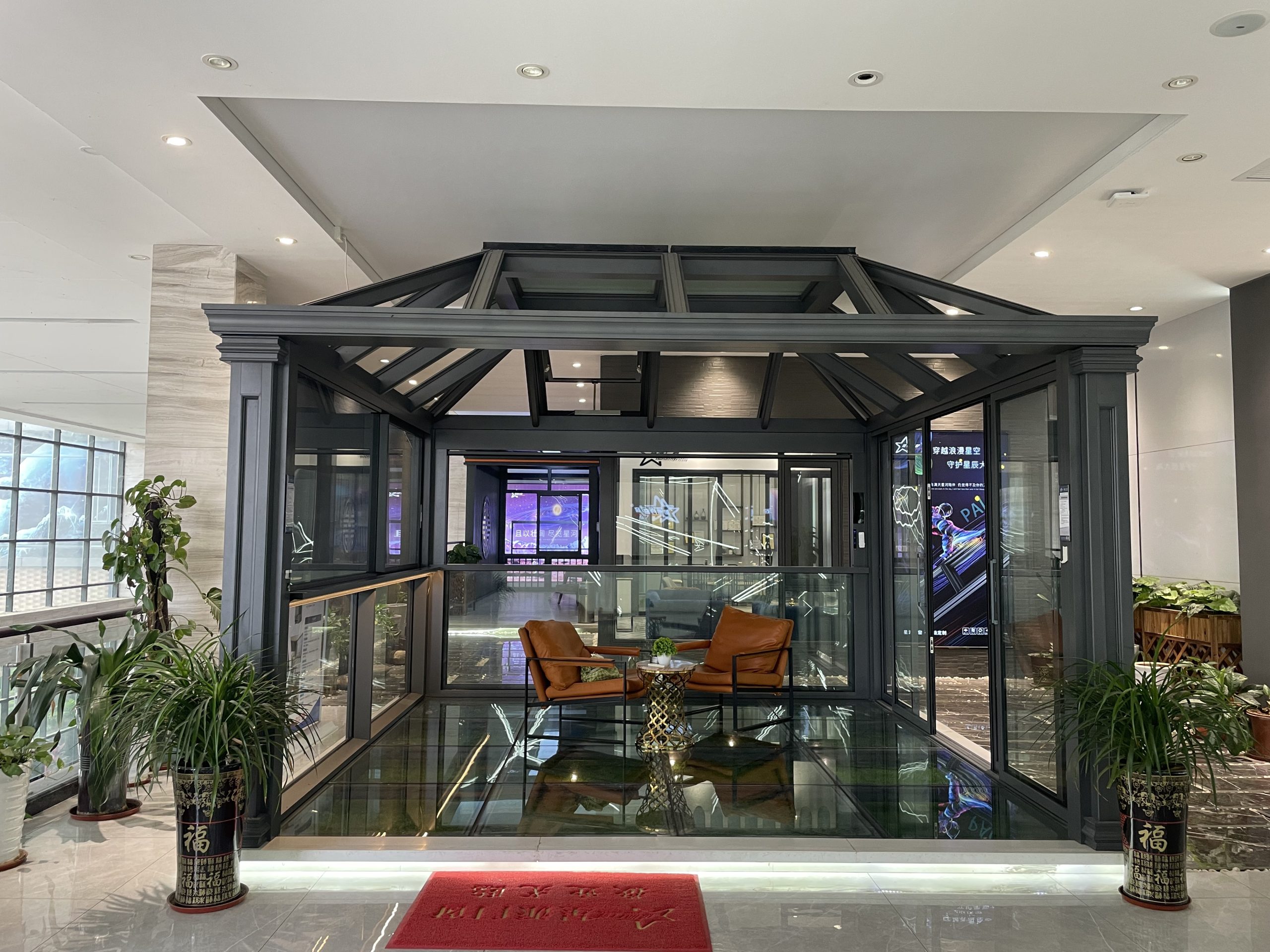 Алюминиевый павильон garden Московский наружный сад Алюминиевый пергола