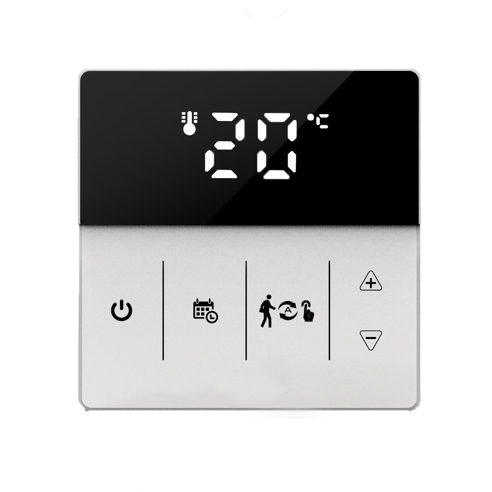Термостат Modbus (2-трубный) с зеркальной сенсорной панелью