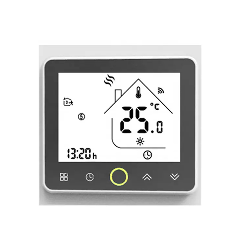 Термостат для фанкойлов HVAC, 2-трубный / 4-трубный, с Modbus и сенсорным дисплеем