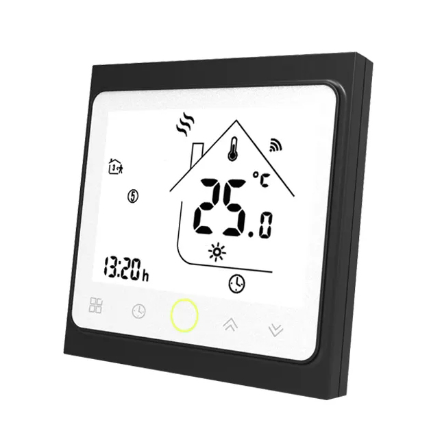 Термостат для фанкойлов HVAC, 2-трубный / 4-трубный, с Modbus и сенсорным дисплеем