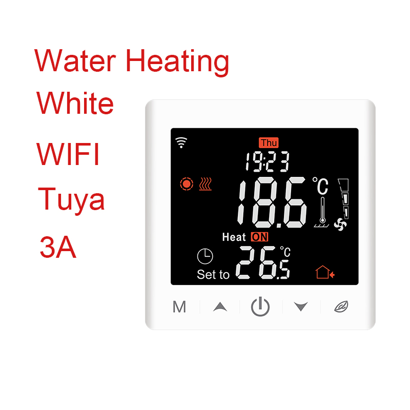 Умный термостат Tuya WiFi с поддержкой 2/4 труб, картой-ключом, Modbus, Smart Life, для систем HVAC и домашнего кондиционирования