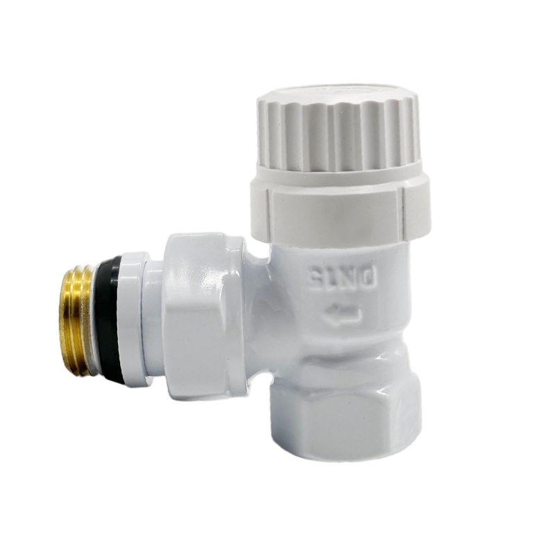 BYL-086  Оптовые белые термостатические радиаторные клапаны (TRV) DN15