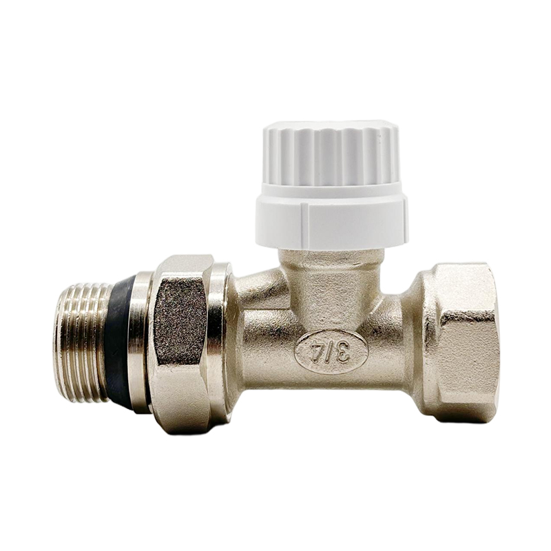 BYL-093  Новый никелированный латунный термостатический радиаторный вентиль (TRV) для тёплого пола