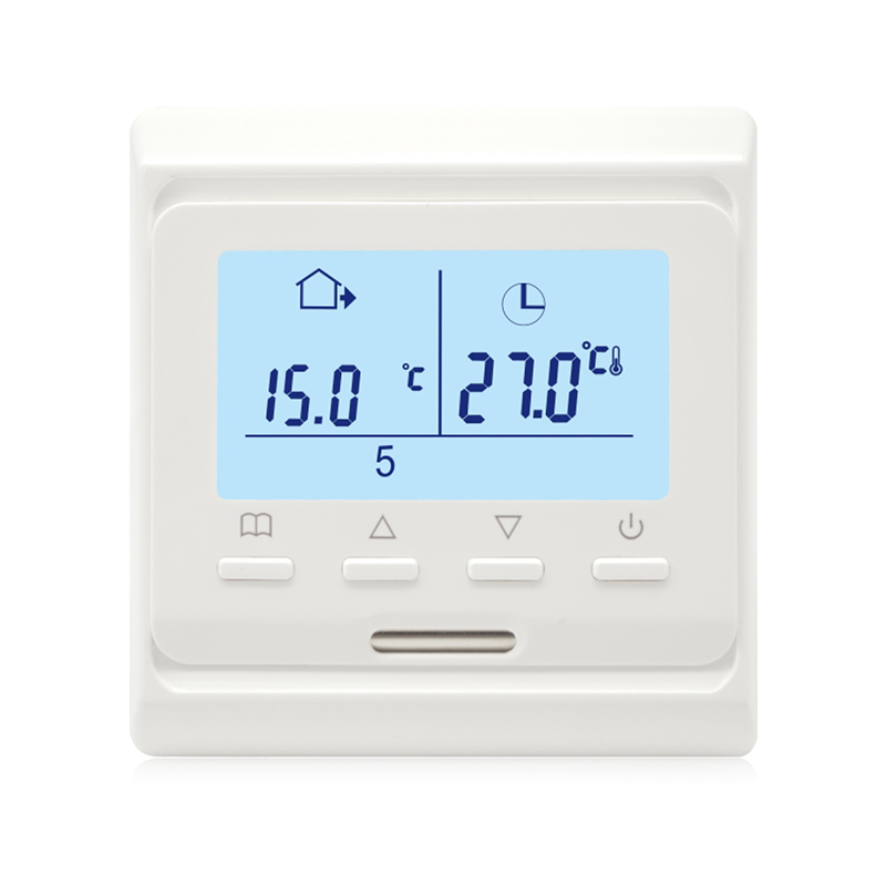 Белый термостат 3 А с Modbus для водяного тёплого пола