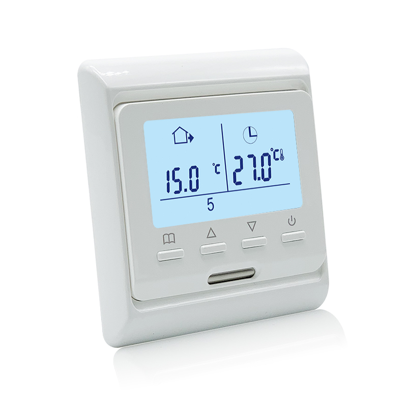 Белый термостат 3 А с Modbus для водяного тёплого пола