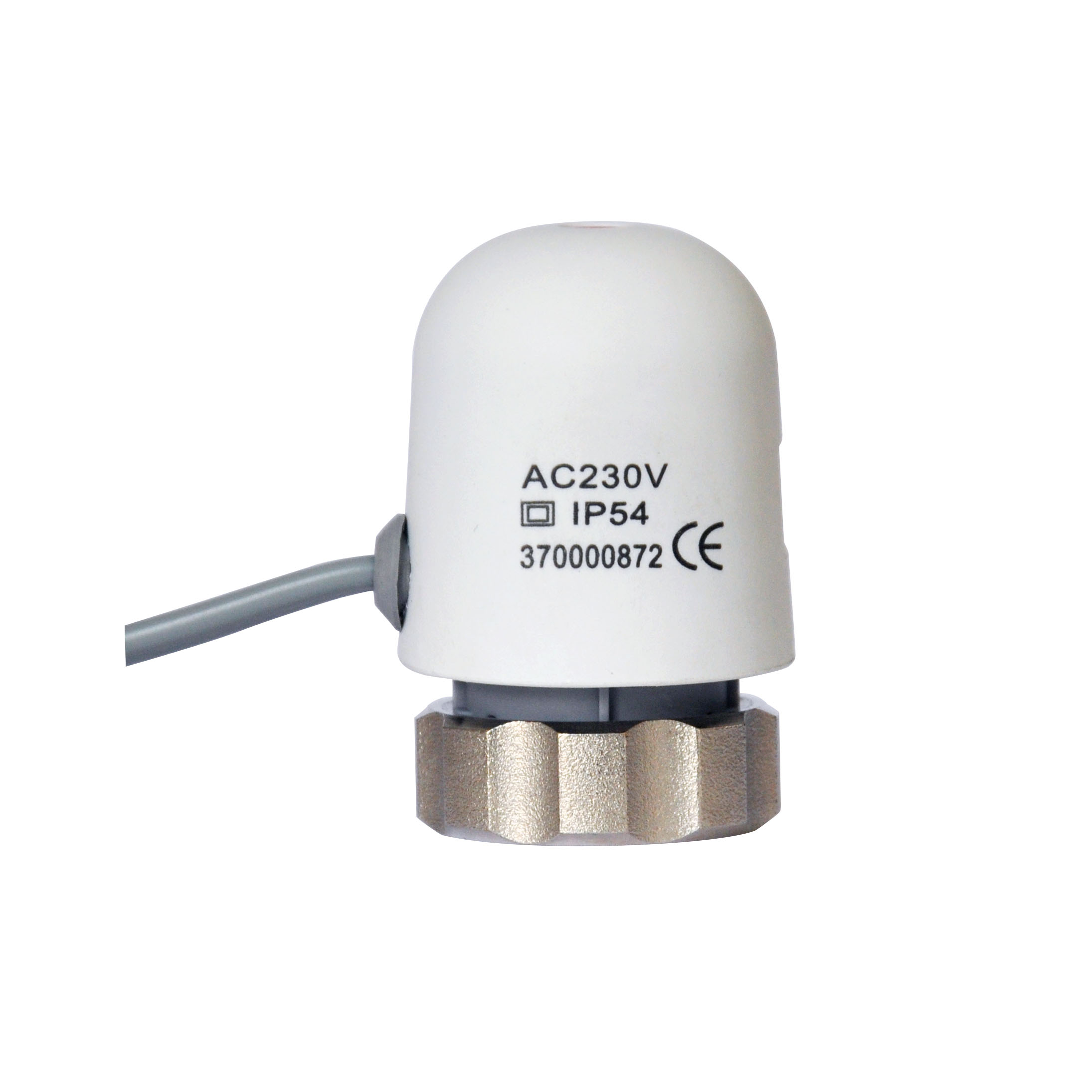 BYL-6645 NC электротермический сервопривод белый 230 В M30 для напольного отопления