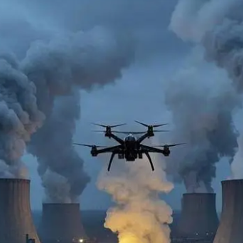 7 октября украинский беспилотник врезался в градирню на российской атомной электростанции и взорвался.