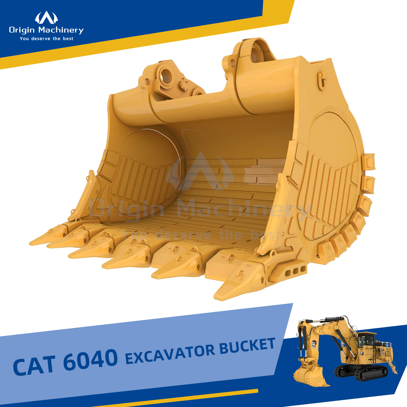 Ковш для экскаватора Hard Rock карьерный ковш для CAT 6040