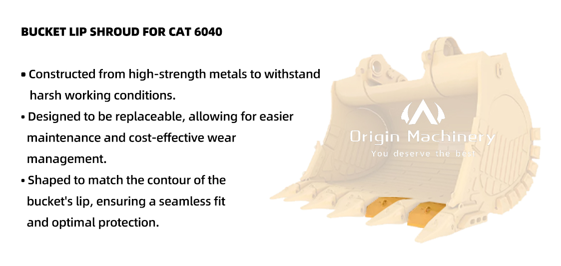 CAT6040 Bucket Lip Guard Plate