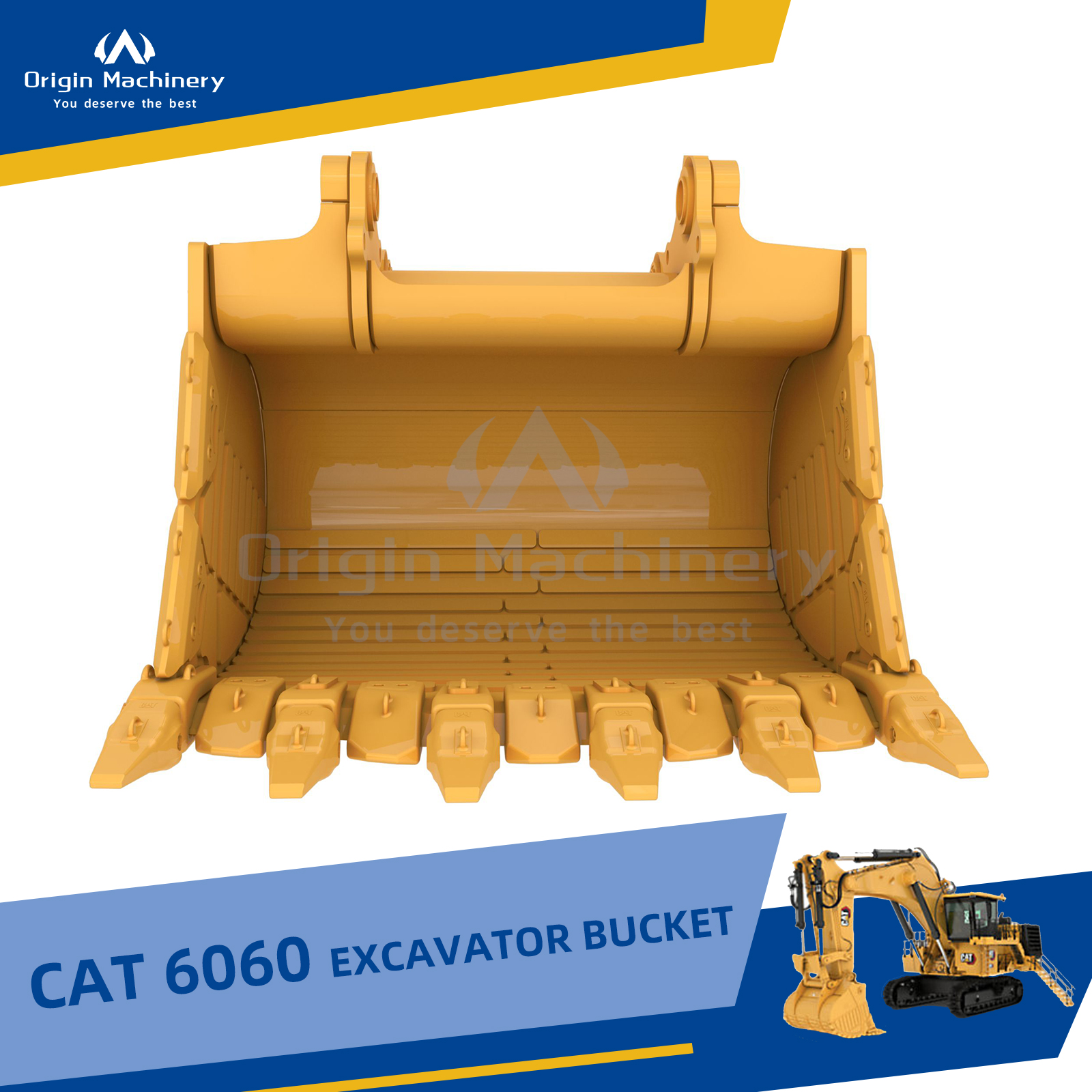 Карьерный экскаватор CAT 6060, емкость 26 м³