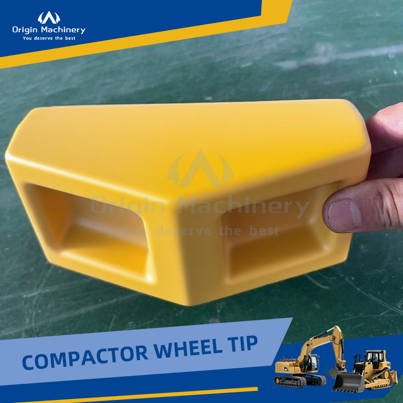 Оригинальная деталь: трамбующий башмак Tip-Tamping Foot 2V7053, привариваемый наконечник для компактора 815