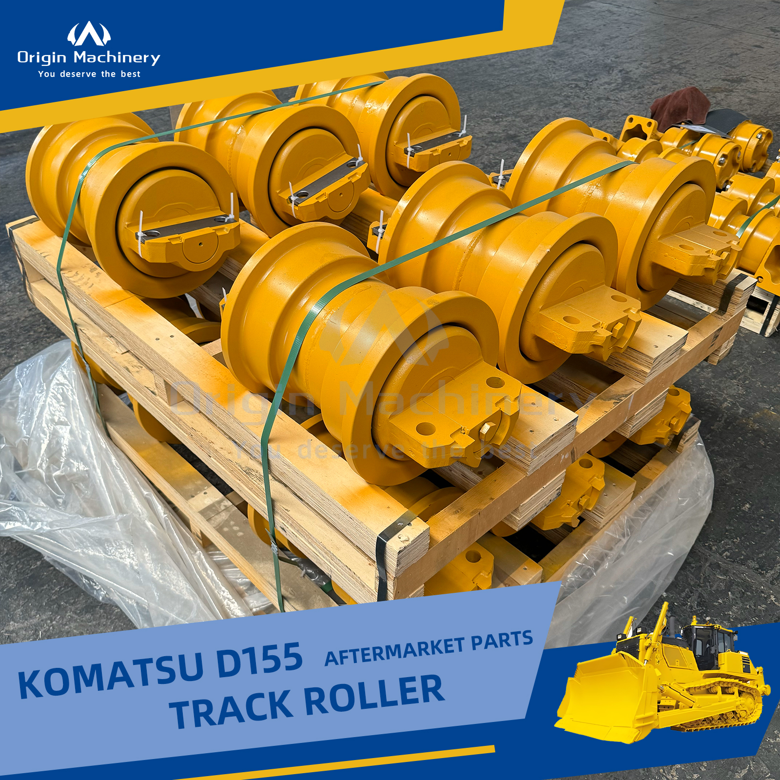 Опорный каток SF для ходовой части бульдозера KOMATSU D155