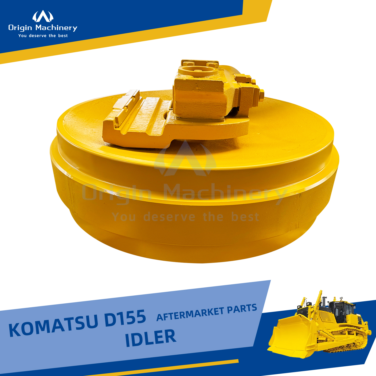 Натяжное колесо KOMATSU D155 для ходовой части