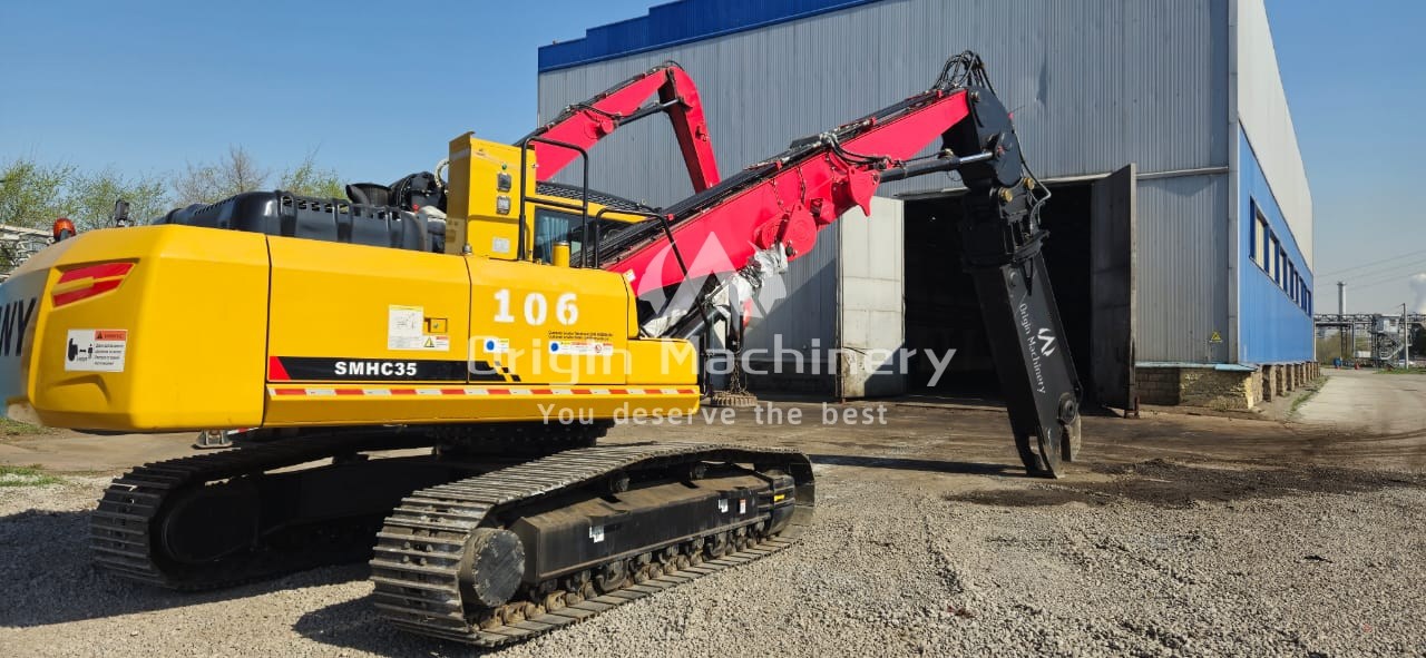 Origin Machinery demolition attachment scrap shear