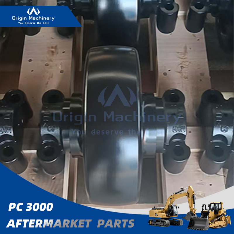 Верхний поддерживающий ролик гусеницы PC3000 — запчасть ходовой части экскаватора