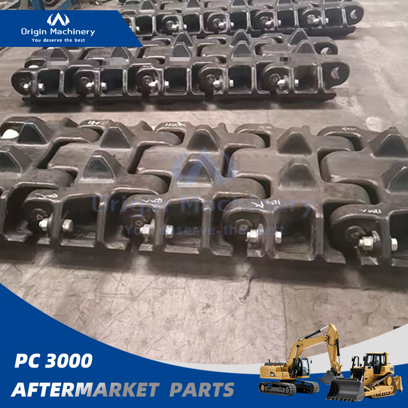 Горнодобывающее шасси: гусеничная цепь PC3000 — комплект траков