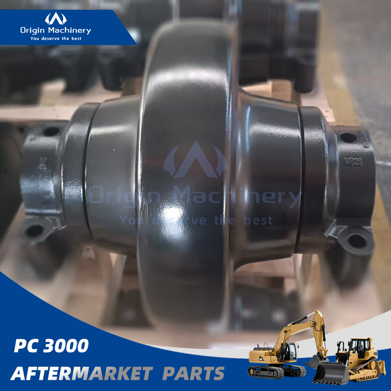 Опорный каток гусеничной цепи PC3000 — комплектующий элемент ходовой части экскаватора