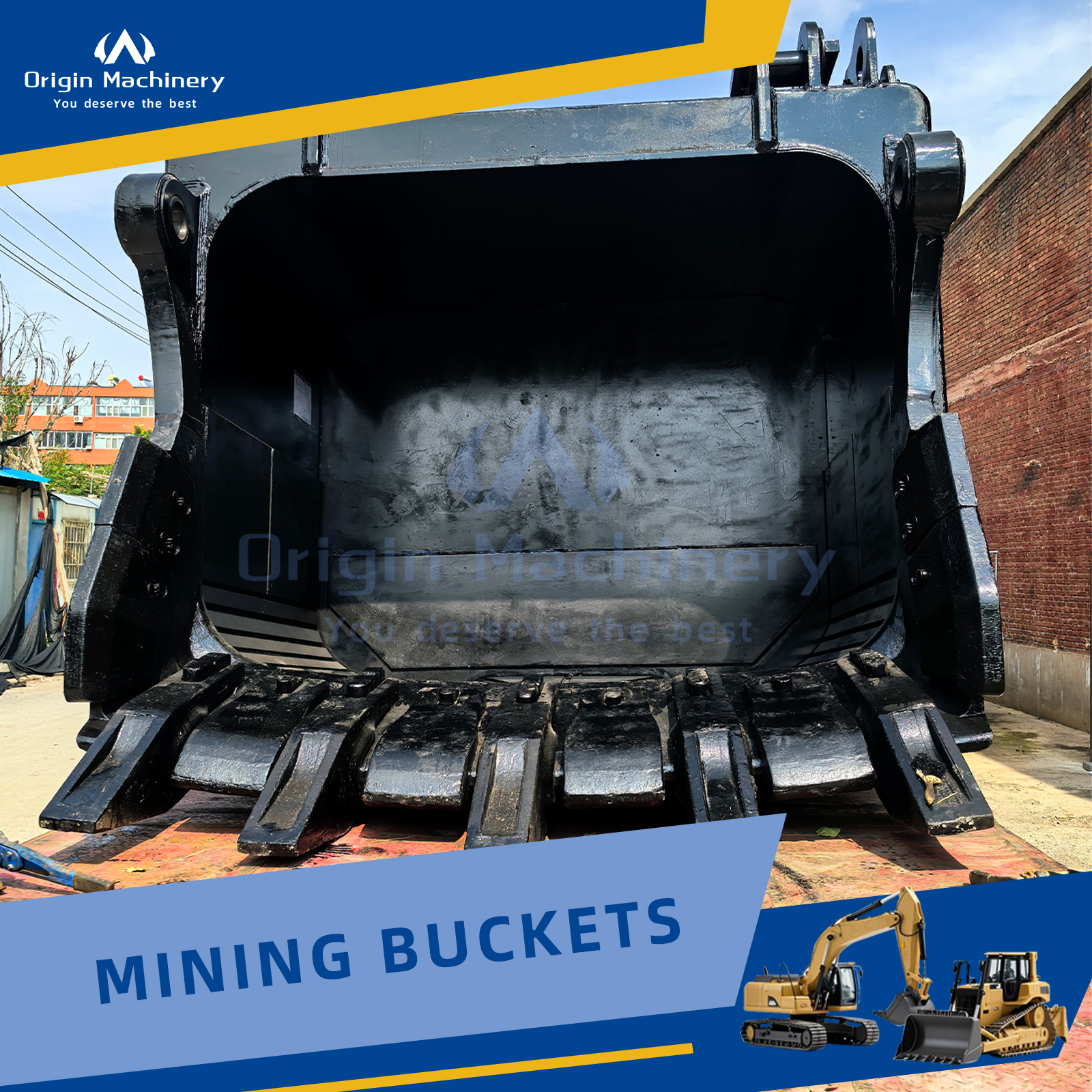 Ковш для скальных пород TZ WK усиленный карьерный, 12 м³ для экскаватора