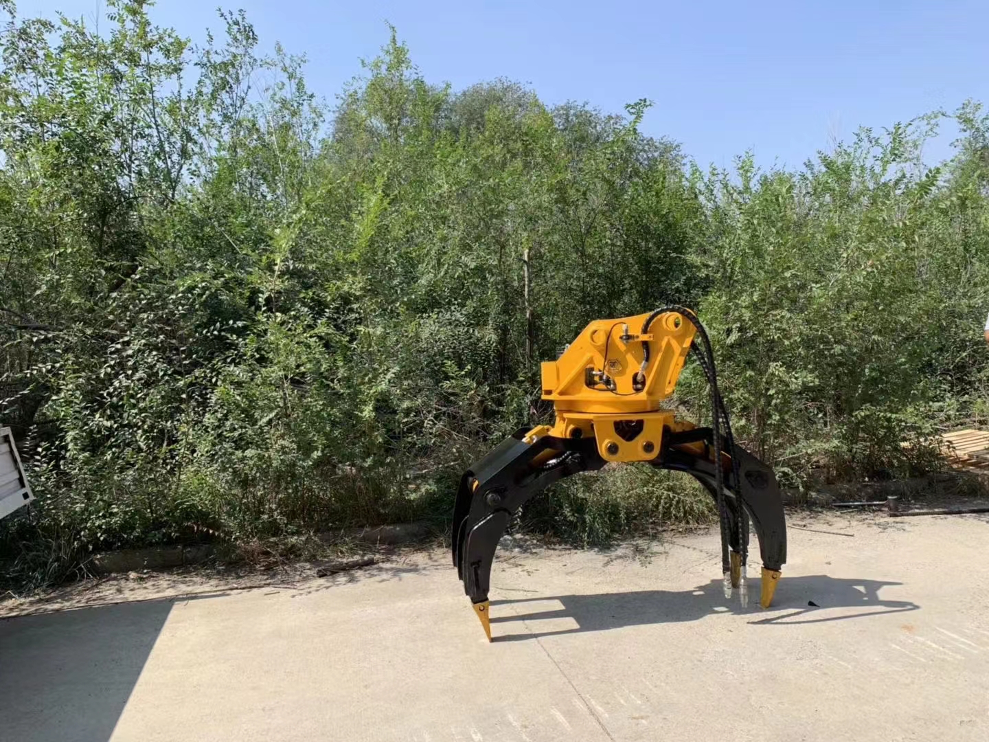 excavator grapple