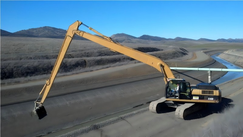 excavator long reach