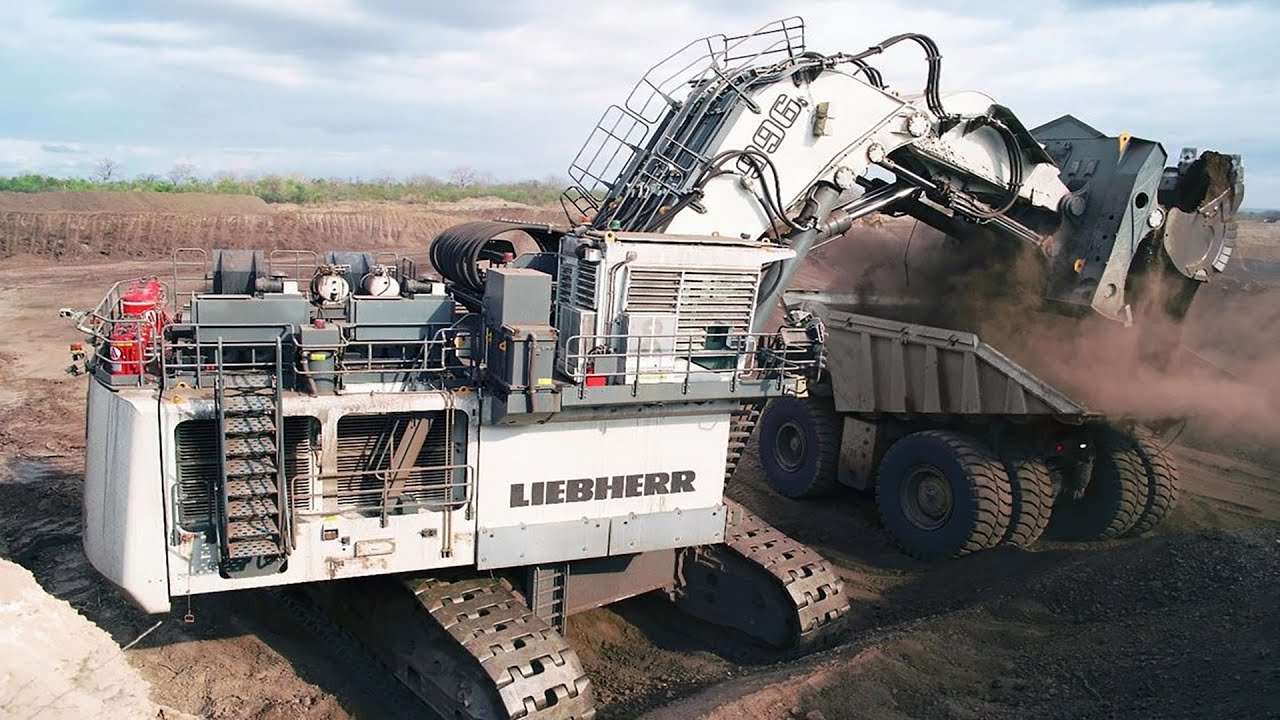 mining excavator HIEBHERR