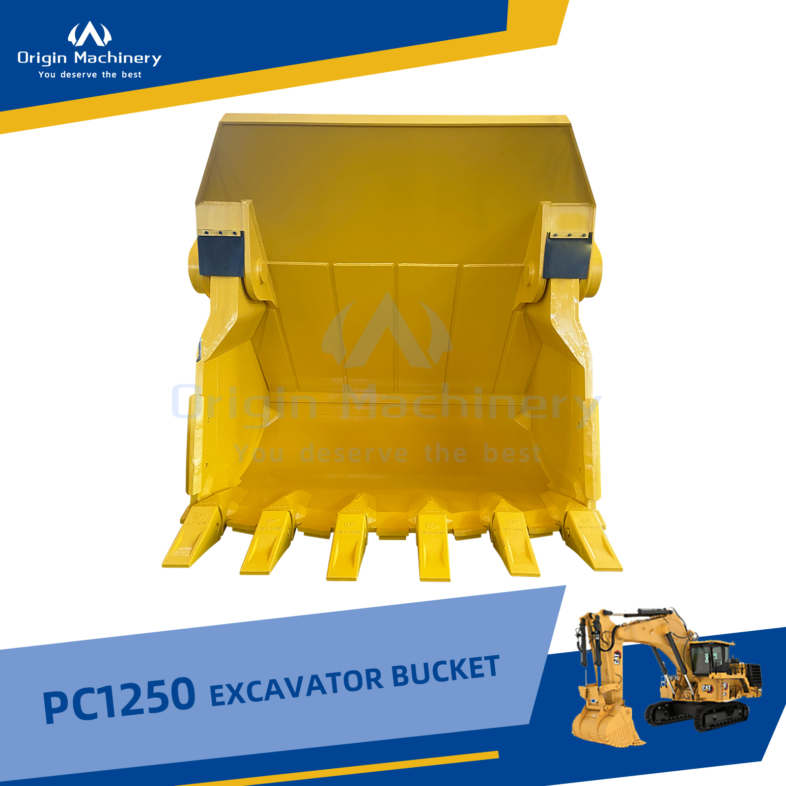 Экскаваторный ковш с прямой лопатой для KOMATSU PC1250