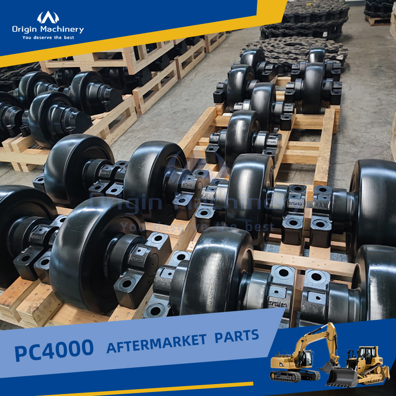 Замена катка нижнего PC4000 — ролик нижний ходовой части для экскаватора