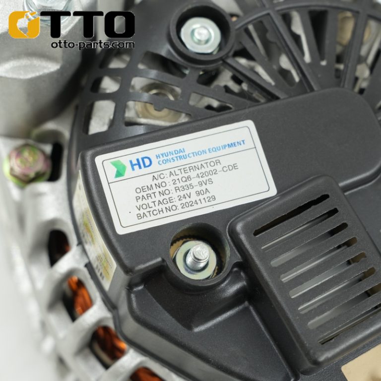 OTTO Генератор (альтернатор) 21Q6-41000, 24В, для экскаваторов Hyundai R210-9, R220-9S, R250-9. Запасные части системы зарядки двигателя. - Otto Excavator Parts