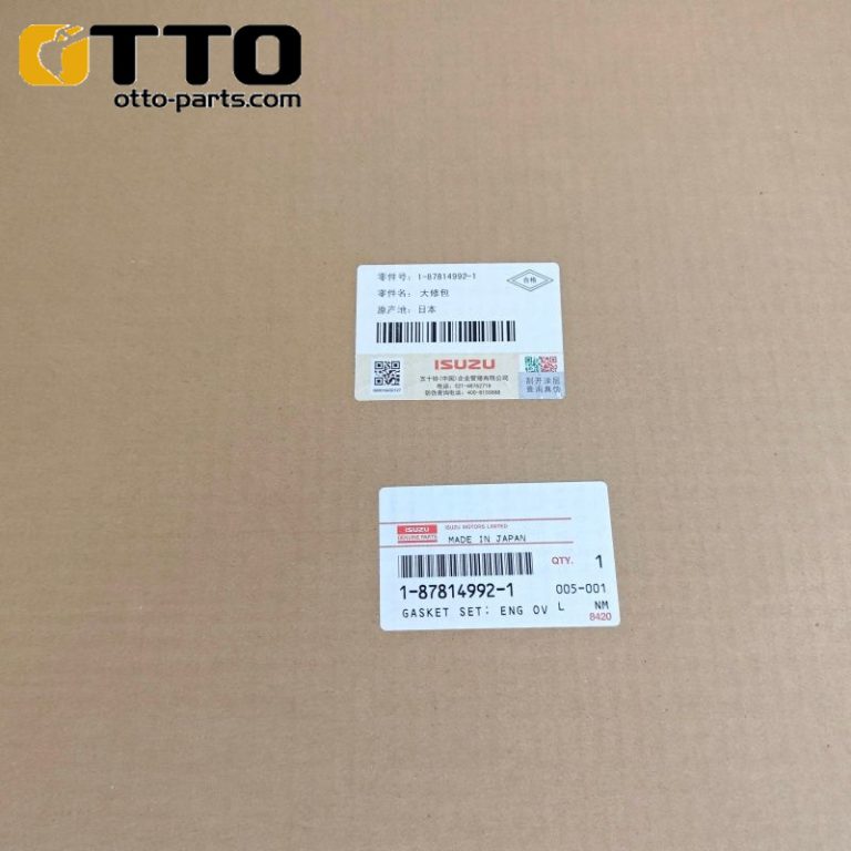 OTTO Комплект прокладок двигателя 1-87813756-1 Комплект прокладок капитального ремонта для экскаватора ZX450 Двигатель 6WG1 - Otto Excavator Parts