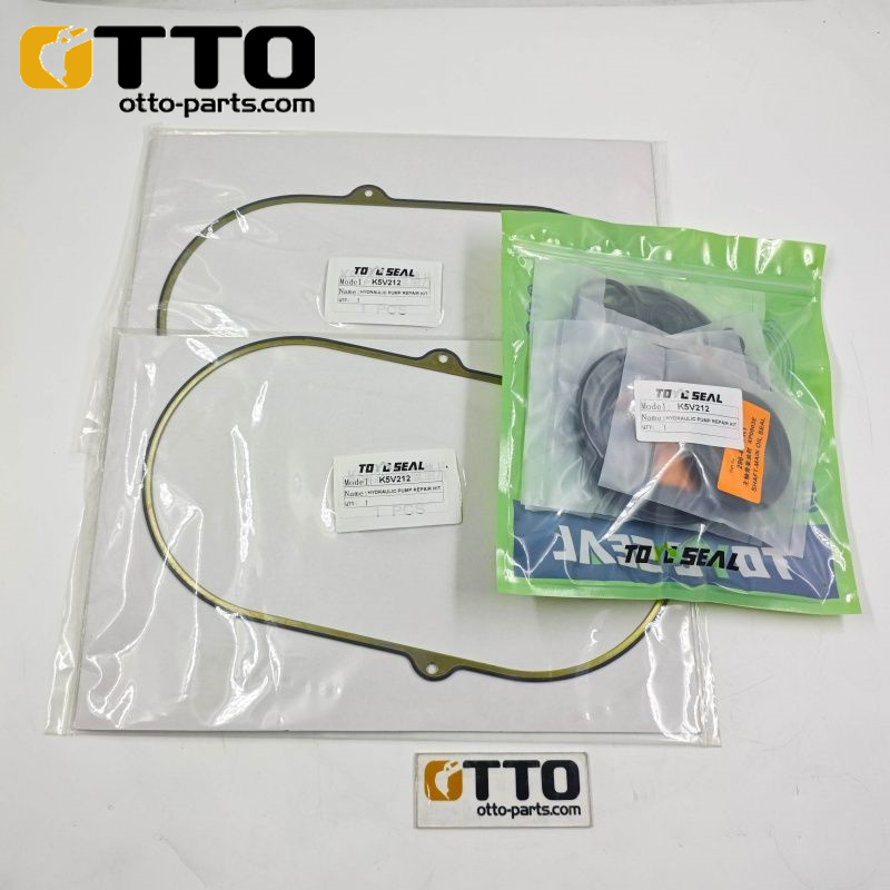 OTTO Комплект уплотнений гидравлического насоса K5V212DT для экскаватора, высокоедавленный комплект для ремонта и капремонта насоса, полный набор уплотнений