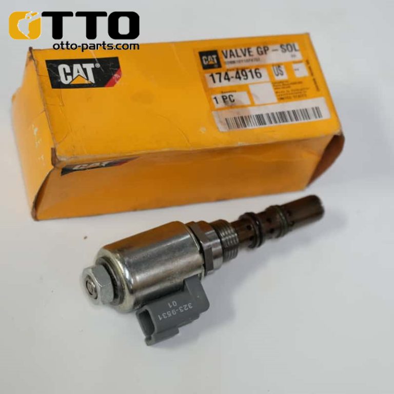 OTTO Оригинальная сборка электромагнитного клапана 174-4916 1744916 для гидравлической системы экскаваторов CAT 330F 349D Электрический клапан управления - Otto Excavator Parts