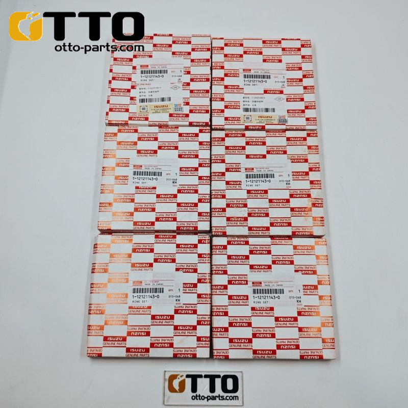 Экскаватор Otto ZX450 6wg1 Поршневое кольцо 1121211430 1-12121143-0 Поршневое кольцо дизельного двигателя набор стандартов для ISUZU