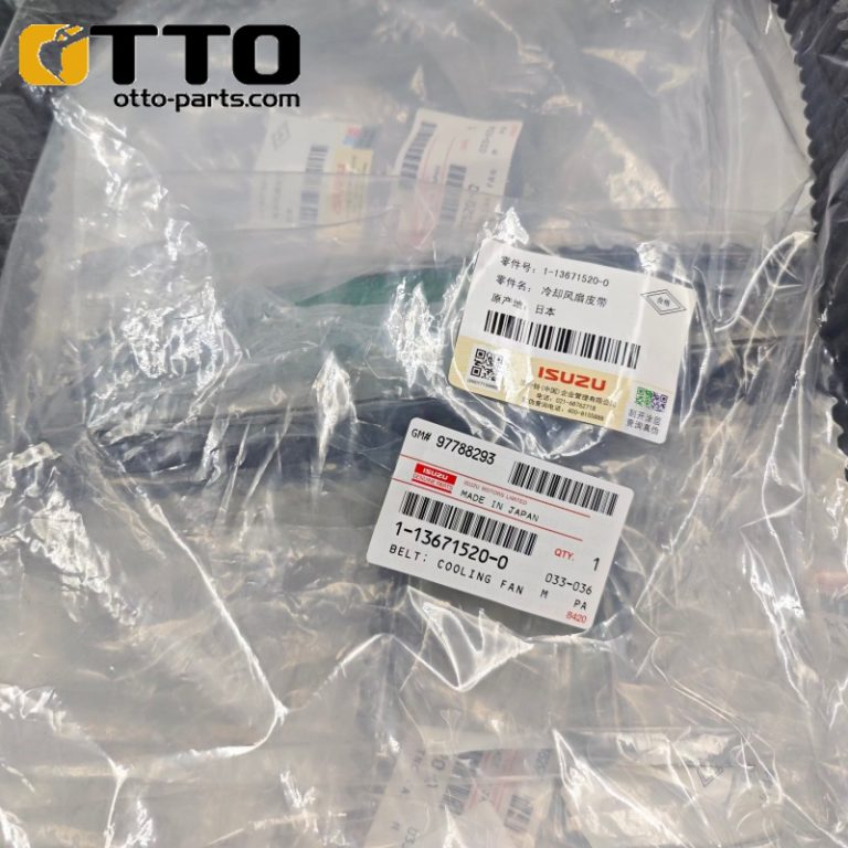 OTTO Приводной ремень вентилятора 1-13671520-0 / 113671-5200 / 1136715200 для экскаваторов Isuzu SH800-3B, Hitachi ZX870, ZX850-5G, ZX890-5A с двигателем Isuzu 6WG1TCS. Запасные части двигателя Isuzu. - Otto Excavator Parts