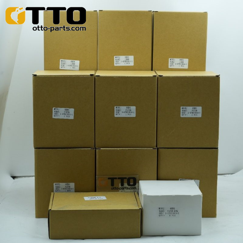 OTTO Комплект для ремонта двигателя EX350LCH-V: поршневые кольца 187811-8161 1878118161 Комплект цилиндровых гильз Подходит для Hitachi​