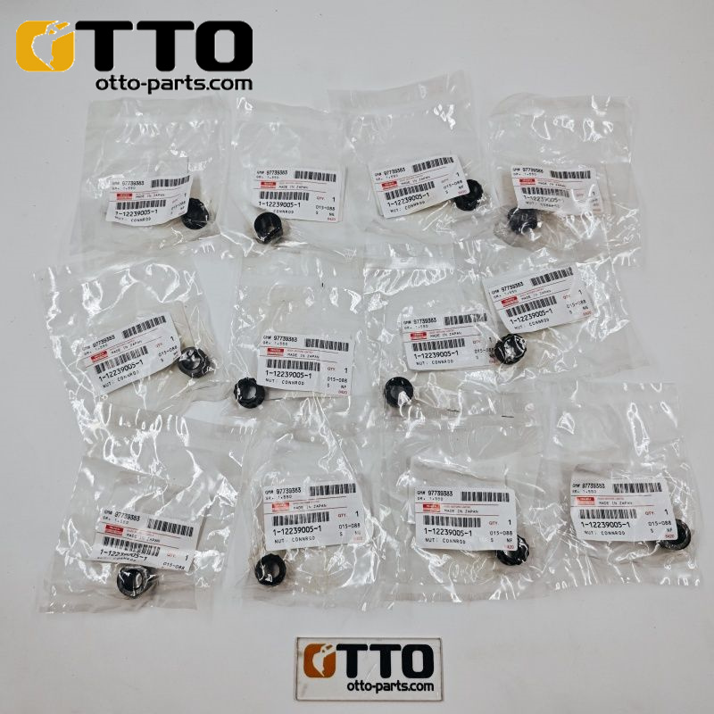 Otto 1-12239005-1 112239-0051 1122390051 Экскаватор zx470 zx450 zx670 sy385 6wg1 6wf1 6wa1 Гайка шатуна для isuzu