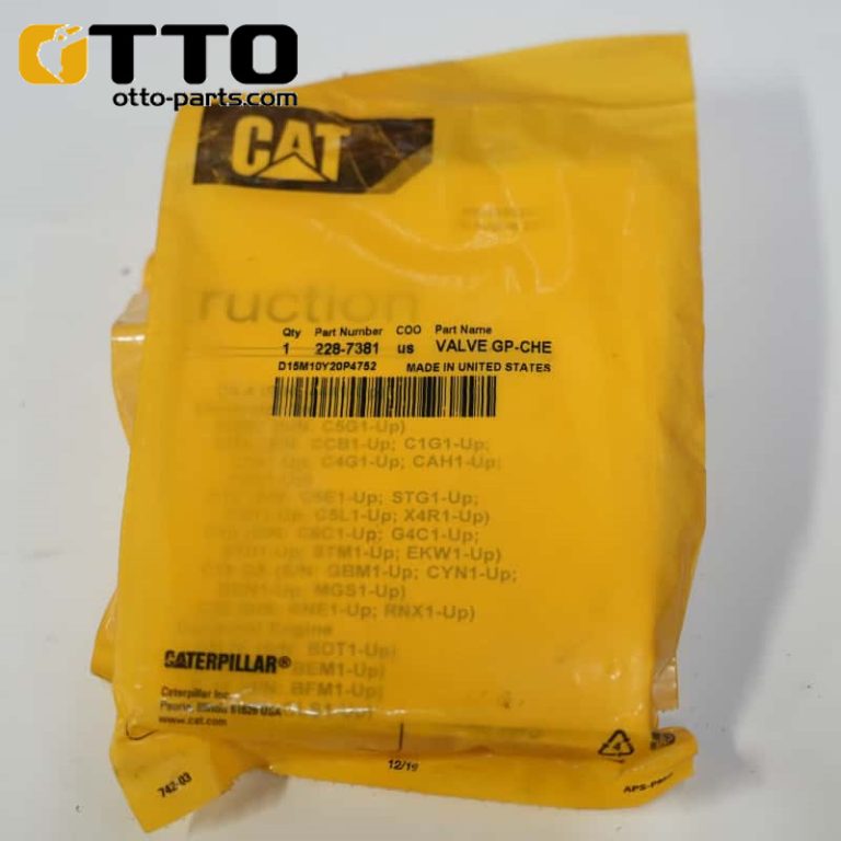 OTTO Высокопроизводительная сборка обратного клапана 228-7381 2287381 для гидравлической системы экскаваторов CAT 349F 330E Надёжный односторонний клапан - Otto Excavator Parts