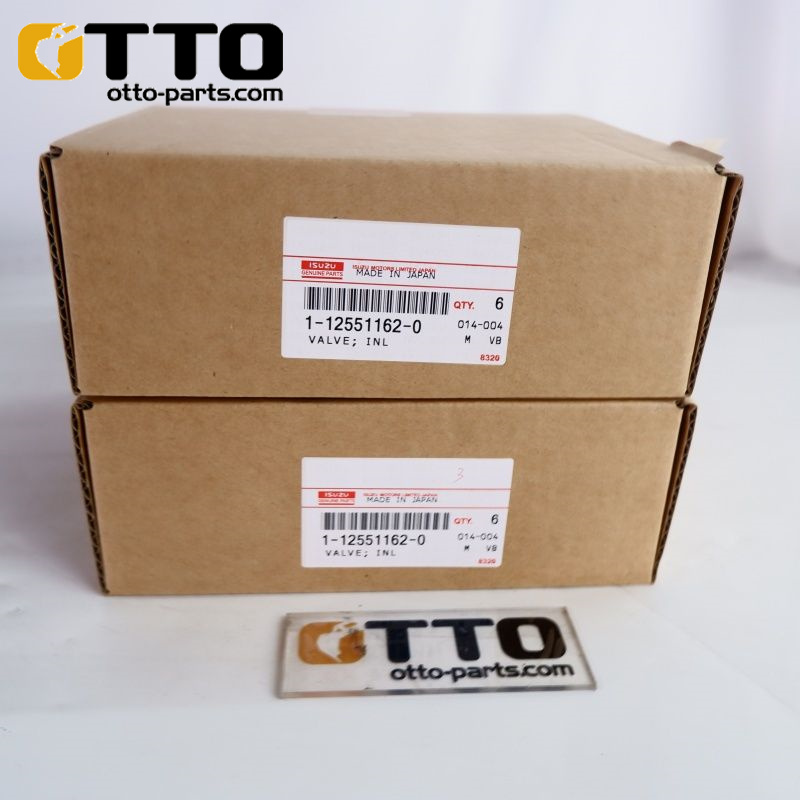 Экскаватор otto zx450-3 6wg1 1-12551162-4 1876183400 впускной выпускной клапан для isuzu