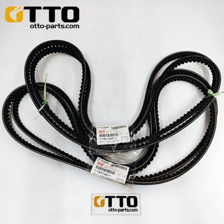 Запчасти для экскаватора OTTO 1-13671463-1 1-09625322-0 1-19110064-1 1-12616040-0 Болт 8-97077638-0 Вентиляторный ремень двигателя ISUZU - Otto Excavator Parts