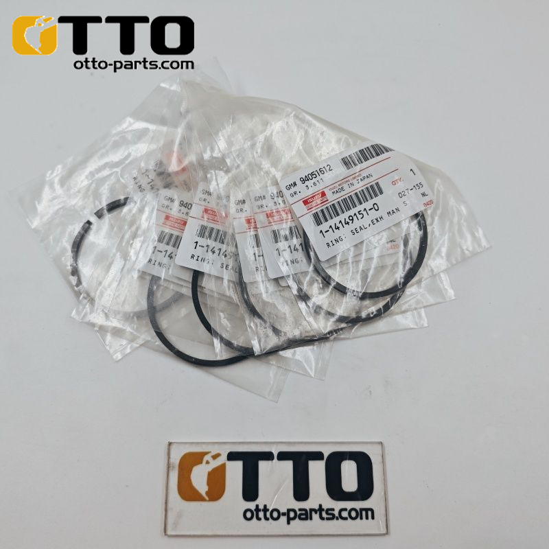 Otto 1141491510 1-14149151-0 zx330 запчасти для экскаватора 6hk1 кольцо выхлопного коллектора дизельного двигателя для isuzu