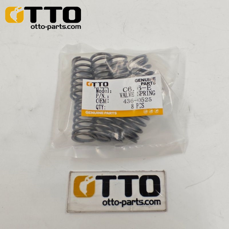 OTTO Пружинка клапана 436-0525 для двигателей Caterpillar 320D C6.4 и Komatsu PC200 S6D, высокопроизводительная пружинка газораспределительного механизма