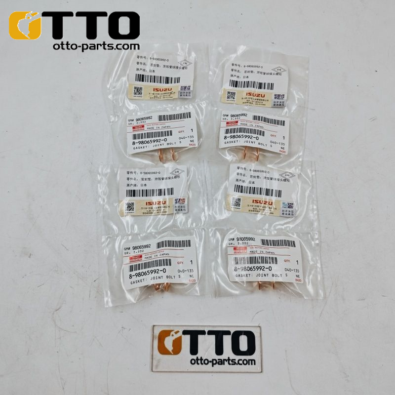 Масляное уплотнение экскаватора Otto 1-82340413-0 8-98065992-0 1-09675086-0 8-97233126-0 1-09625003-0 6wf1 6hk1 прокладка для isuzu