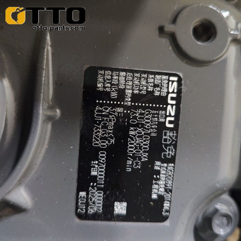 OTTO Полный дизельный двигатель 4JJ1 для экскаватора ZX130-5 Сборка двигателя Подходит для ISUZU​ - Otto Excavator Parts