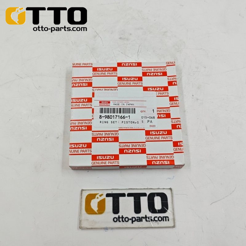OTTO Комплект поршневых колец 8-98017166-0 для двигателей Komatsu 4HK1, 6HK1 и экскаваторов ZX200-3, ZX330-36, PC200, PC330