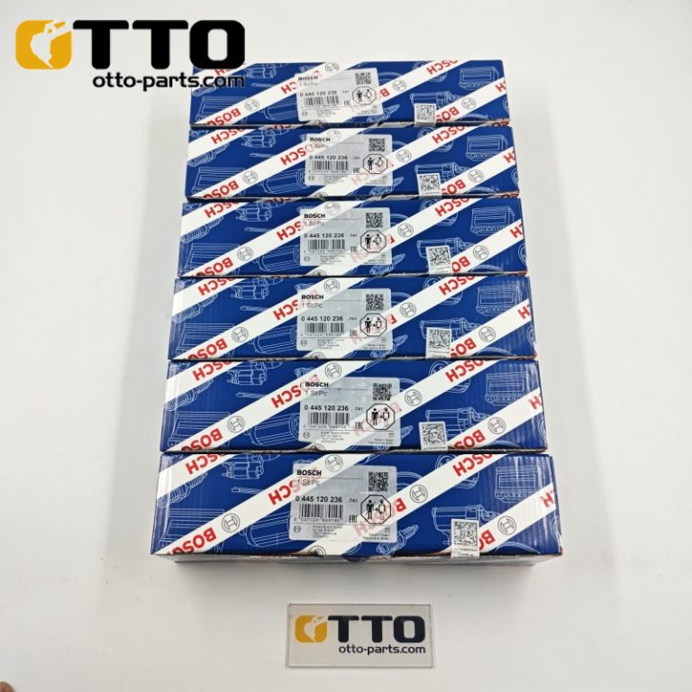 OTTO Топливная форсунка 0445120236 для экскаваторов Komatsu PC300-8, PC350-8 с двигателями 6D114 и Cummins QSC8.3. Запчасть Common Rail. - Otto Excavator Parts